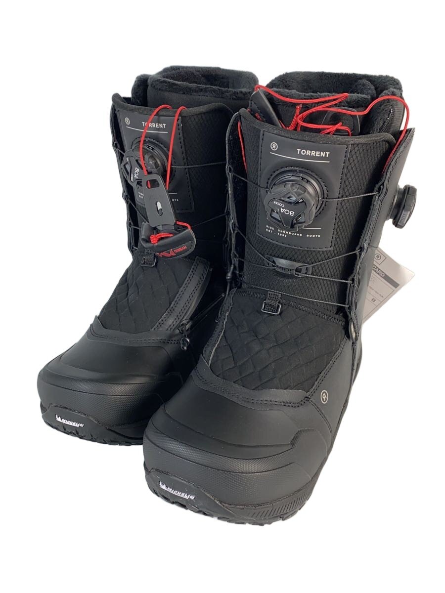 Snow Boarding - 【中古】RIDE◆スノーボードブーツ/US8/BLK/RIDETORRENT//【スポーツ】