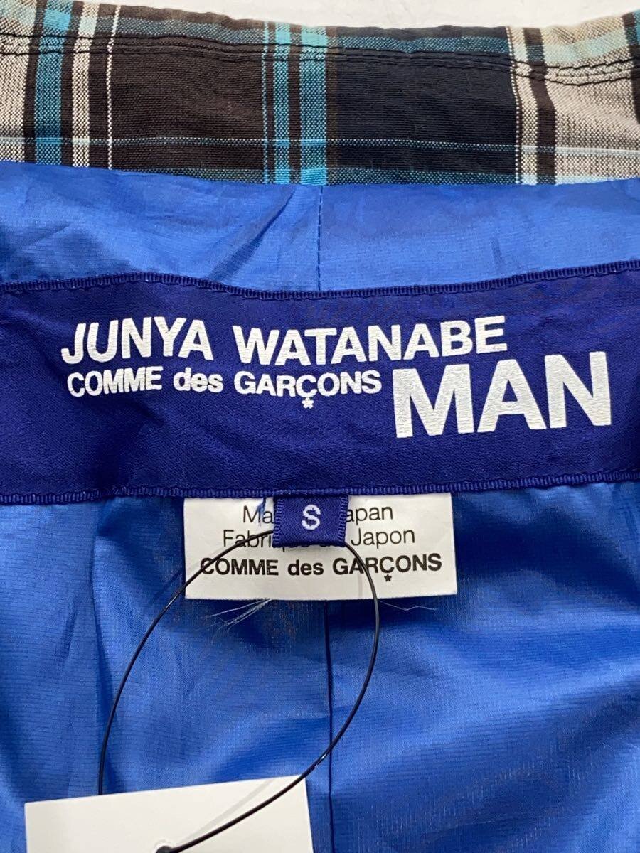 【中古】JUNYA WATANABE COMME des GARCONS MAN◆テーラードジャケット/S/コットン/マルチカラー/チェック/WE-J023//【メンズウェア】