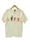 【中古】SAINT MICHAEL◆トップス/M/コットン/WHT/無地/SM-S23-0000-020【メンズウェア】