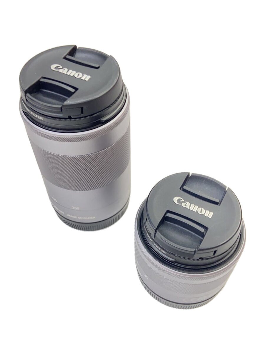 【中古】CANON◆レンズ EF-M55-200mm F4.5-6.3 IS STM [シルバー]【カメラ】