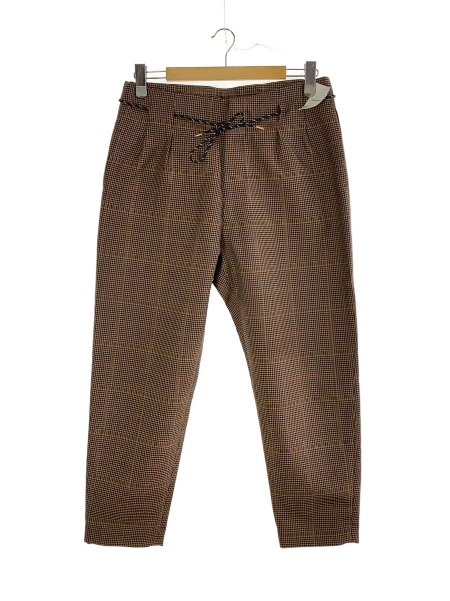 【中古】Sasquatchfabrix.◆19AW/TAPERED PANTS/L/ウール/BRW/19AW-PA9-010//【メンズウェア】