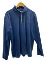 【中古】EDDIE BAUER◆フリースジャケット/XL/ポリエステル/NVY【メンズウェア】