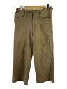 【中古】URU◆WIDE PANTS/ボトム/2/ウール/BRW/チェック/20SWT03【メンズウェア】(4)
