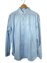 【中古】Mountain Research◆22SS/Messenger Shirt/長袖シャツ/XL/コットン/ブルー/MTR-3457【メンズウェア】(4)