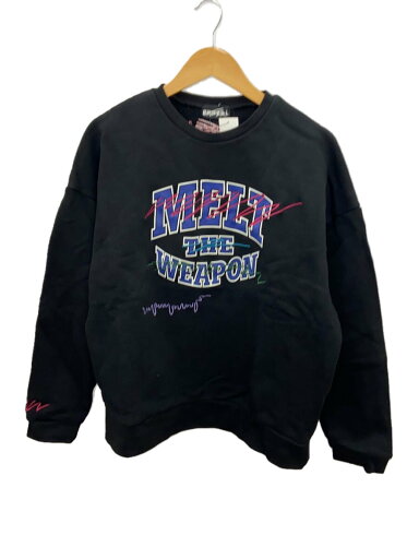 【中古】genzai◆スウェット/L/コットン/BLK【メンズウェア】 【中古】genzai◆スウェット/L/コットン/BLK【メンズウェア】