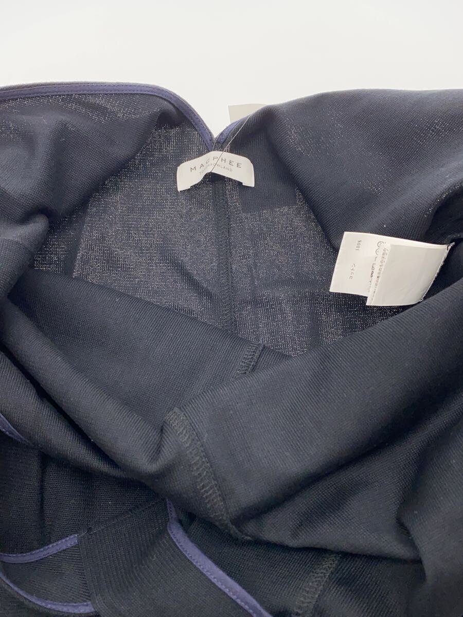 【中古】MACPHEE◆23ss/ラッセルコットン/オールインワン/34/コットン/BLK【レディースウェア】