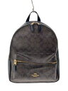 【中古】COACH◆リュック/PVC/ブラウン/総柄/F1921/シグネチャーバックパック【バッグ】