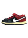 NIKE◆DUNK LOW CL/ダンクロー/ブラック/304714-016/27.5cm/BLK/レザー/ブラック