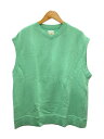【中古】uniform experiment◆ベスト/3/コットン/GRN/無地/UE-240041/V NECK SWEAT VEST/24SS【メンズウェア...