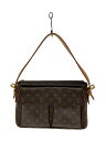【中古】LOUIS VUITTON◆ヴィバシテGM_モノグラム・キャンバス_BRW/PVC/BRW【バッグ】