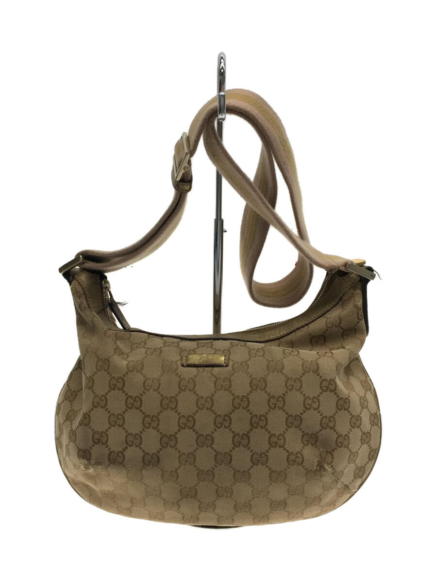 【中古】GUCCI◆ショルダーバッグ_GGキャンバス/キャンバス/BRW//【バッグ】