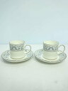 【中古】WEDGWOOD◆dolphins/ペア/カップ&ソーサー/2点セット/ホワイト/ウェッジウッド【キッチン用品】