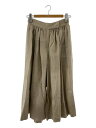 【中古】Christian Dior◆ワイドパンツ/38/リネン/BEG/321P24A3271【レディースウェア】