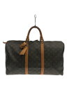 【中古】LOUIS VUITTON◆キーポル50_モノグラム_BRW/PVC/BRW【バッグ】