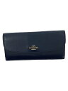 【中古】COACH◆長財布/レザー/NVY/ネイビー/無地/レディース【服飾雑貨他】(4)
