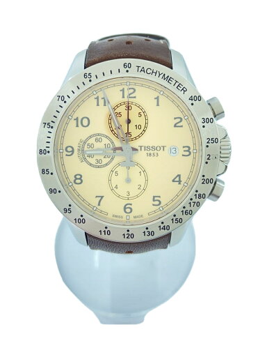 【中古】TISSOT◆自動巻腕時計/アナログ/レザー/T106427【服飾雑貨他】 【中古】TISSOT◆自動巻腕時計/アナログ/レザー/T106427【服飾雑貨他】