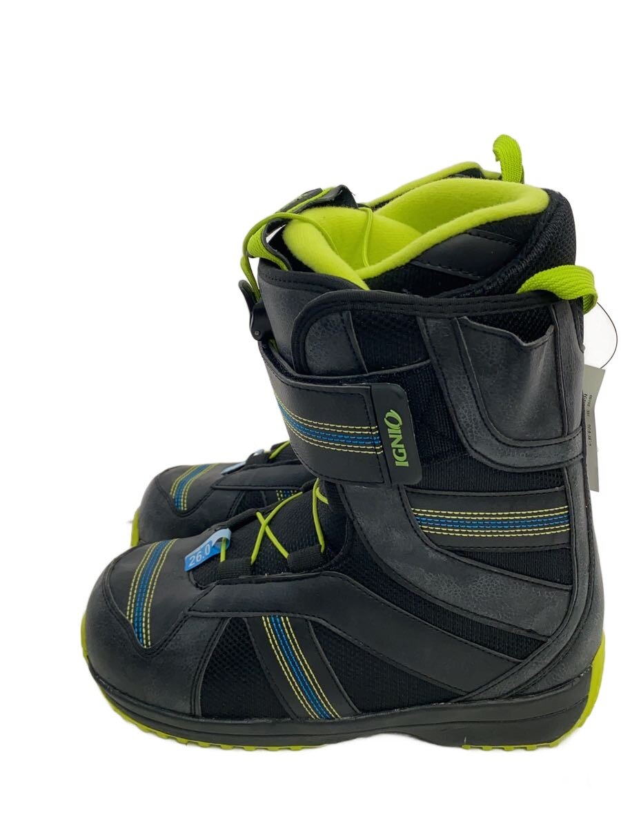 【ブランド】IGNIO 【ブランドカナ】イグニオ 【型番】 【程度】B 【サイズ】26cm 【メインカラー】ブラック 【素材・生地】 【キーワード】　　 2026/03/31 セカンドストリート生野巽店【4179】【中古】IGNIO◆スノーボードブーツ/26cm/BLK【スポーツ】 ブランド IGNIO 型番 カラー ブラック 柄 素材・生地 >色・素材について サイズ 26cm>サイズ表示について 実寸 【ウィンタースポーツブーツ】 高さ：29 / 幅：12 / ソール全長：29 【その他】 その他サイズ：/ 商品は　セカンドストリート生野巽店の店頭にて販売しております。商品に関するお問合わせは、お電話(TEL:06-6755-0170)にて、問合わせ番号：2341798728362をお伝えください。 配送方法やお支払い方法に関するお問い合わせは、サポートセンターまでご連絡をお願いします。 ※お電話の対応は営業時間内のみとなります。お問い合わせフォームでお問い合わせの際はご注文番号をご記入下さい この商品に関する出品店舗からのコメント ※商品には写真では確認しにくいダメージや汚れがある場合がございます。こちらの商品は店頭でも同時販売しているため、掲載時と状態が異なる場合がございます。予めご了承ください。商品の詳しい状態やご不明な点等がございましたら、販売店舗までお問い合わせ下さいませ。