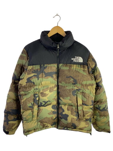 【中古】THE NORTH FACE◆NOVELTY NUPTSE JACKET_ノベルティ ヌプシ ジャケット/L/ナイロン/GRN/カモフラ【メンズウェア】 【中古】THE NORTH FACE◆NOVELTY NUPTSE JACKET_ノベルティ ヌプシ ジャケット/L/ナイロン/GRN/カモフラ【メンズウェア】