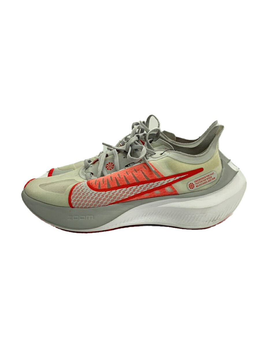 【中古】NIKE◆シューズ/23.5cm/GRY/bq320