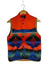 【中古】POLO RALPH LAUREN◆フリースベスト/L/ポリエステル/マルチカラー【レディースウェア】(4)