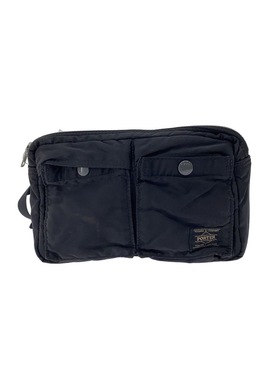 背包 - 【中古】PORTER◆ウエストバッグ/ナイロン/BLK【バッグ】