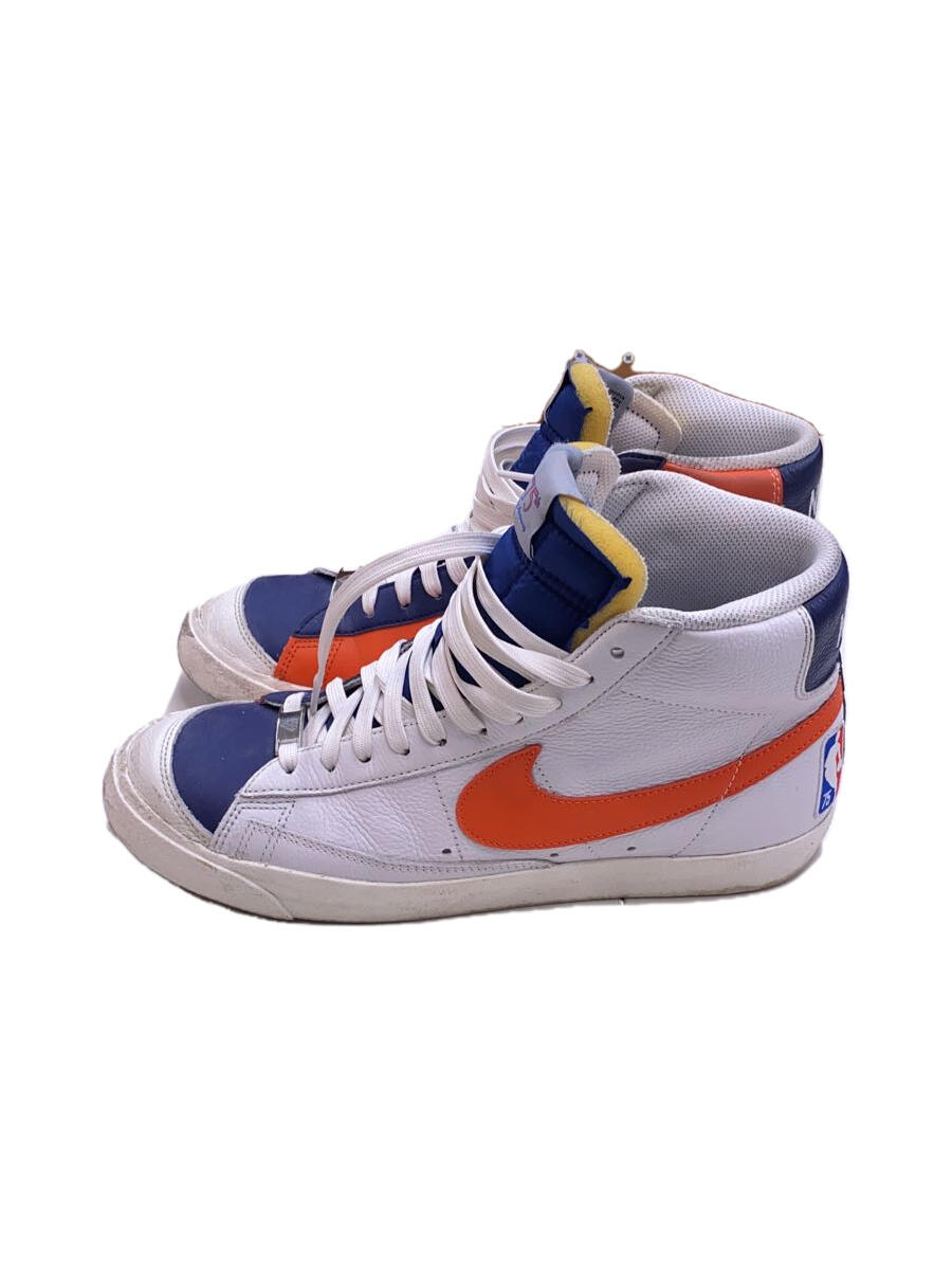 【中古】NIKE◆BLAZER MID 77 EMB_ブレーザー ミッド 77 EMB/27.5cm/WHT【シューズ】