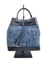 【中古】傳濱野◆ショルダーバッグ/--/BLU【バッグ】