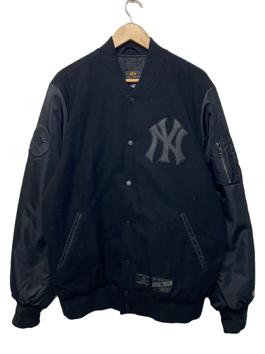 【中古】ALPHA INDUSTRIES◆ヤンキース/MA-1 Alpha Industries/ジャケット/XL/--/BLK/60564220【メンズウェア】