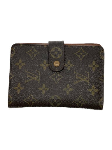 【中古】LOUIS VUITTON◆ポルト・パピエ・ジップ_モノグラム・キャンバス_BRW/PVC/BRW/レディース【服飾雑貨他】 【中古】LOUIS VUITTON◆ポルト・パピエ・ジップ_モノグラム・キャンバス_BRW/PVC/BRW/レディース【服飾雑貨他】