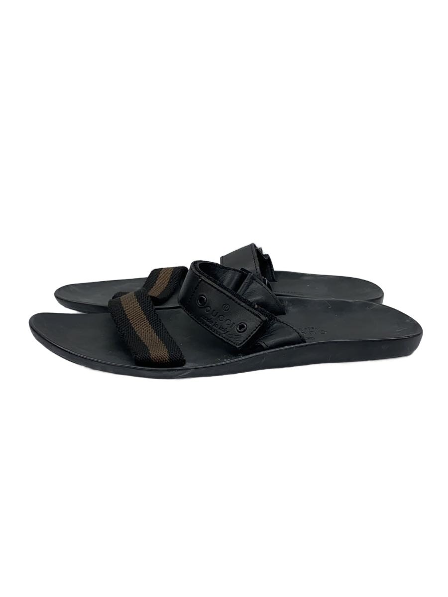【中古】GUCCI◆サンダル/41.5/BLK/091162【シューズ】
