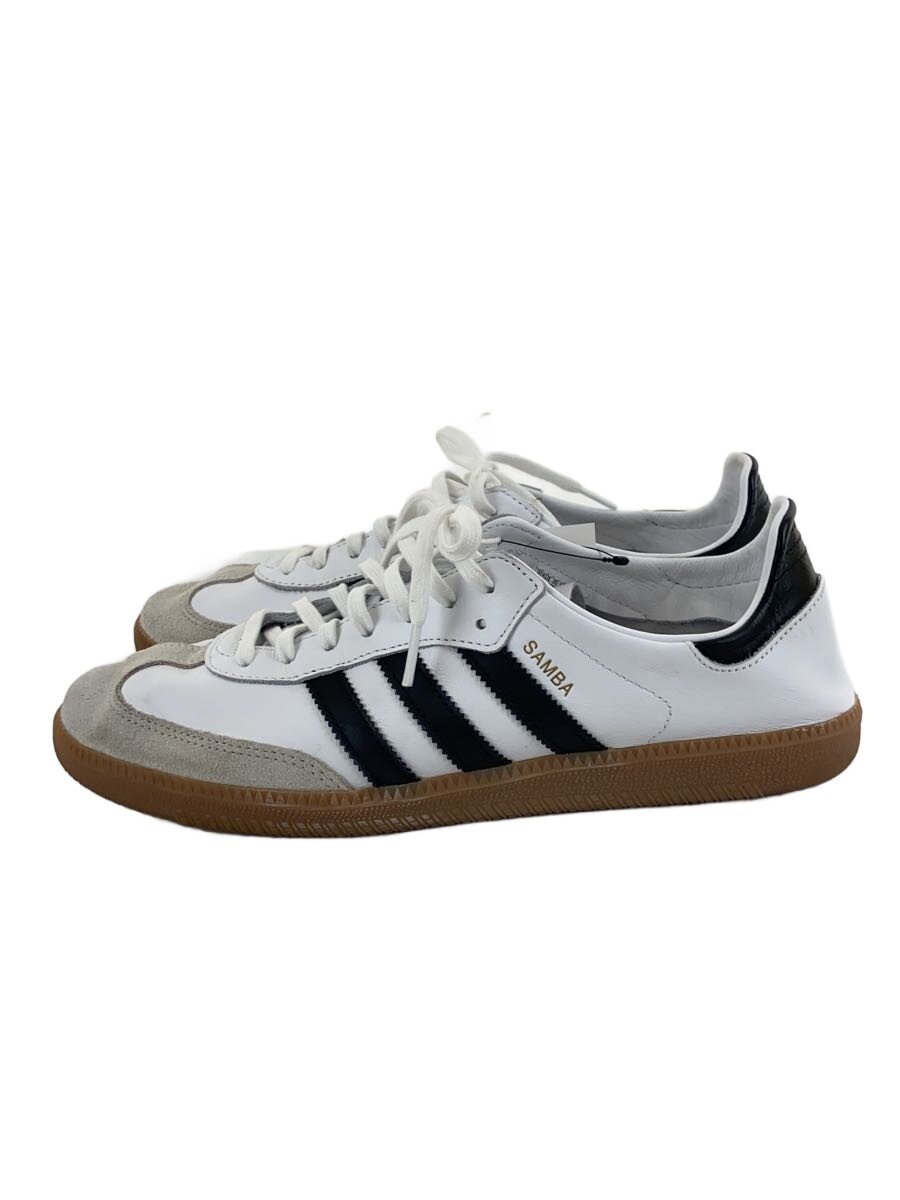 adidas◆SAMBA COLLAPSIBLE/26cm/WHT/レザー