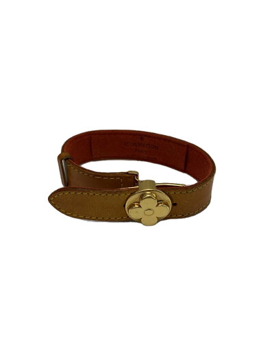 【中古】LOUIS VUITTON◆グッドラックブレスレット/レザーシミ・ヨゴレ有/レザー/BRW/レディース/M64448【服飾雑貨他】 【中古】LOUIS VUITTON◆グッドラックブレスレット/レザーシミ・ヨゴレ有/レザー/BRW/レディース/M64448【服飾雑貨他】