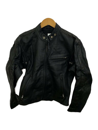 【中古】ROOKIE/レザージャケット・ブルゾン/LL/レザー/BLK//【メンズウェア】 【中古】ROOKIE/レザージャケット・ブルゾン/LL/レザー/BLK//【メンズウェア】