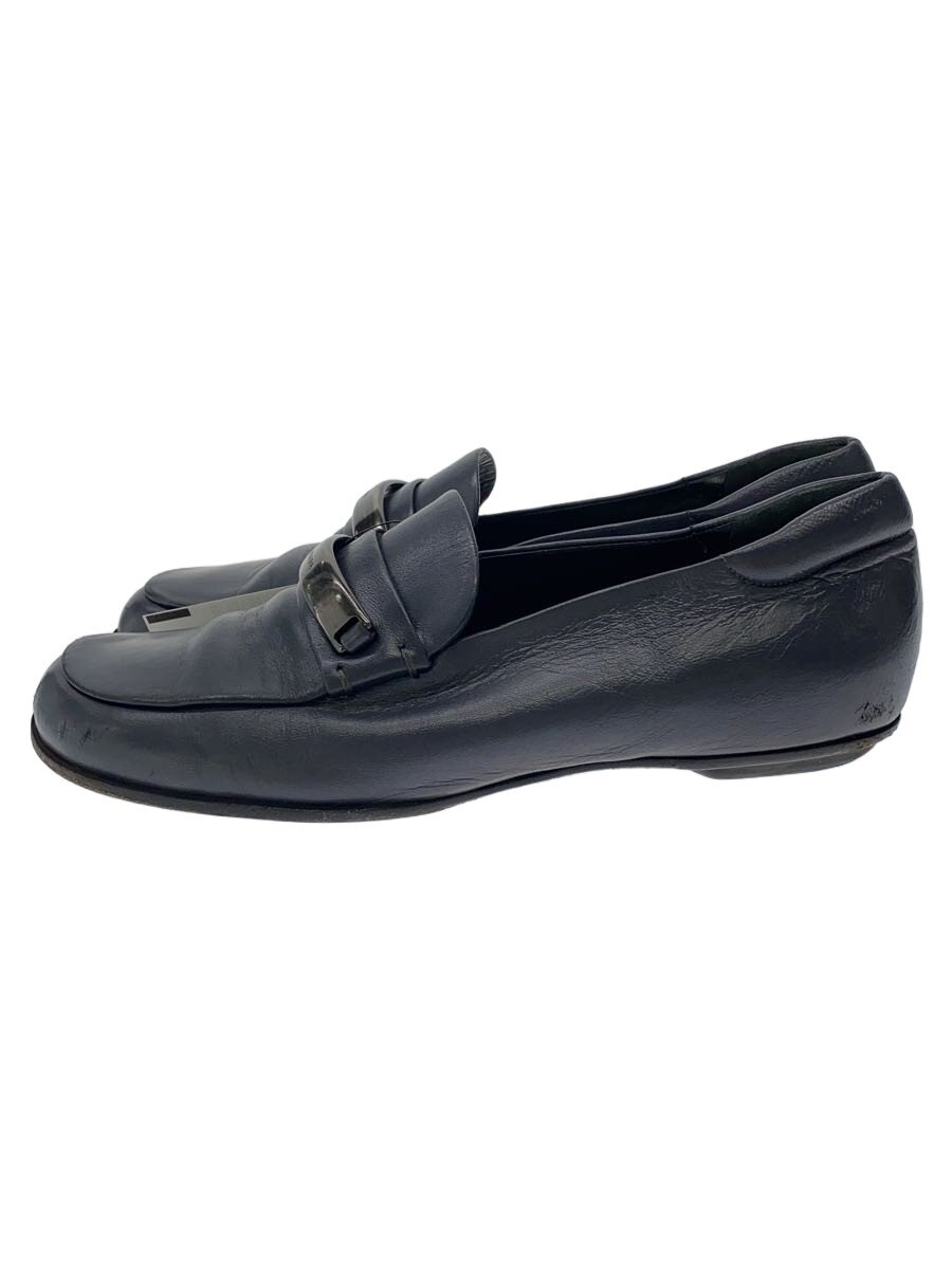 【中古】PRADA◆ローファー/36/NVY/レ�