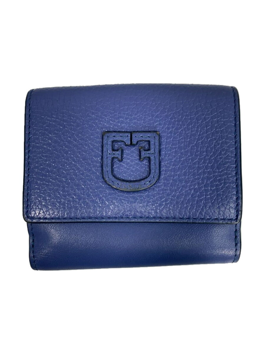 【中古】FURLA◆3つ折り財布/レザー/B