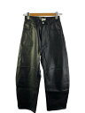 【中古】Curensology◆ボトム/36/フェイクレザー/ブラック/CL305106ER-00【レディースウェア】