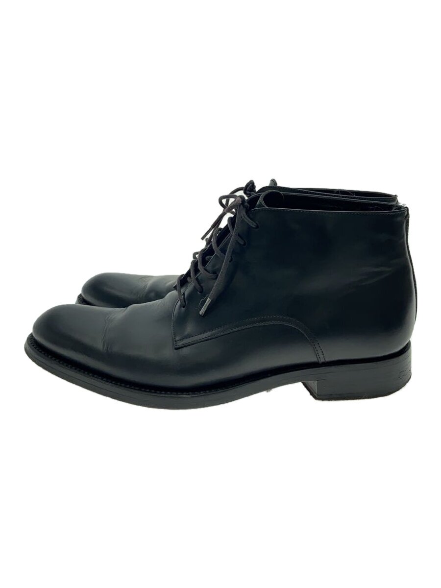 【中古】Christian Dior◆チャッカブーツ/41/BLK/レザー【シューズ】