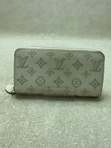 【中古】LOUIS VUITTON◆ジッピー・ウォレット_マヒナ_WHT/レザー/WHT/総柄/レディース【服飾雑貨他】 【中古】LOUIS VUITTON◆ジッピー・ウォレット_マヒナ_WHT/レザー/WHT/総柄/レディース【服飾雑貨他】