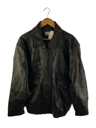【中古】レザージャケット・ブルゾン/L/レザー/BLK【メンズウェア】 【中古】レザージャケット・ブルゾン/L/レザー/BLK【メンズウェア】