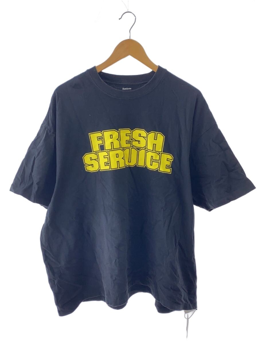 FreshService◆Tシャツ/L/コットン/BLK