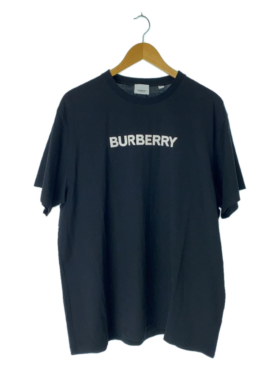 【中古】BURBERRY◆バーバリー/Tシャツ/L/コットン/ブラック/無地/8055307【メンズウェア】