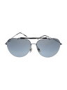 【中古】GUCCI◆サングラス/ティアドロップ/SLV/GRY/メンズ...(4)