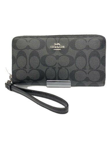 【中古】COACH◆長財布/PVC/BLK/総柄/レディース/C4452【服飾雑貨他】 【中古】COACH◆長財布/PVC/BLK/総柄/レディース/C4452【服飾雑貨他】