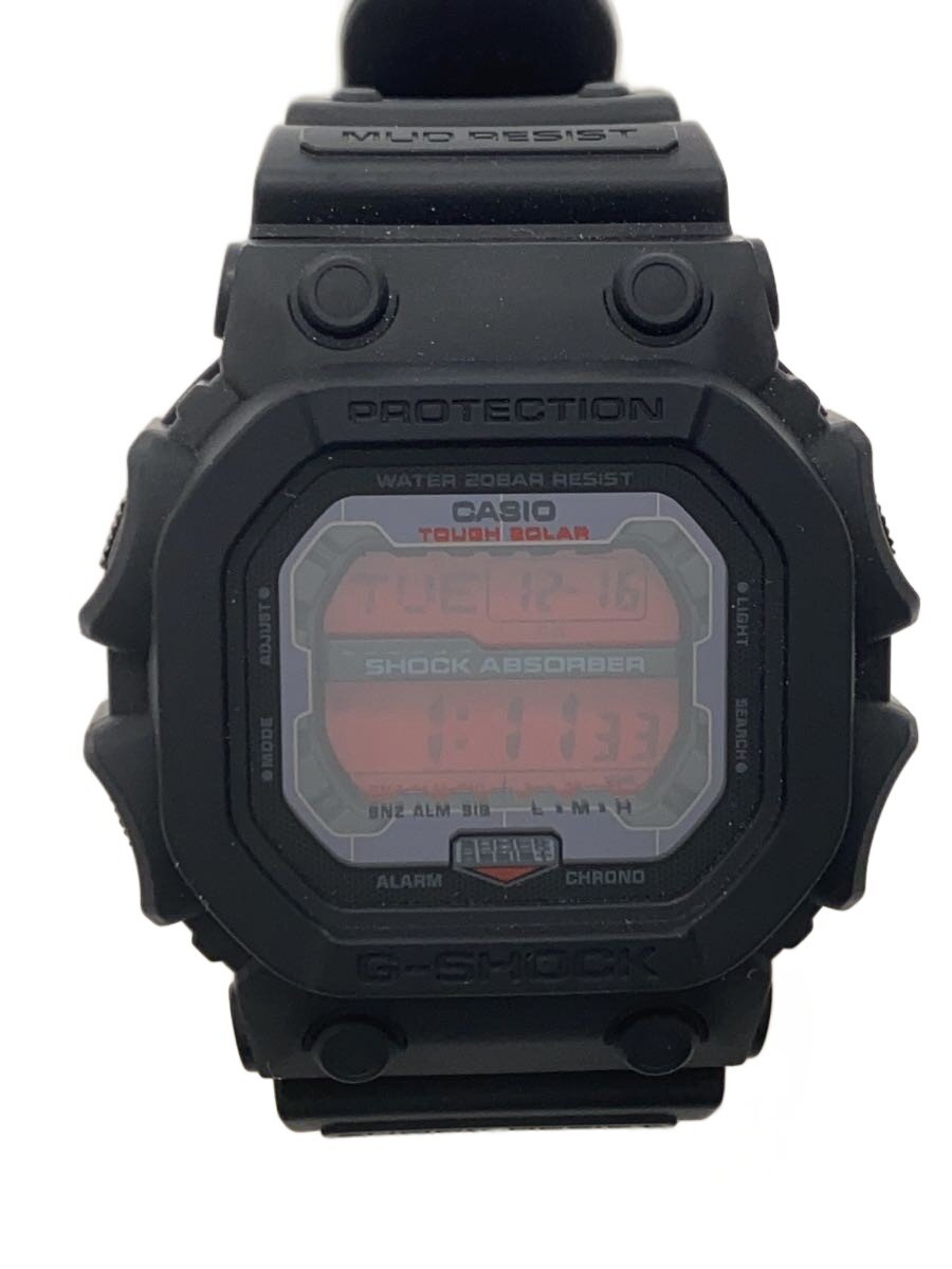 【中古】CASIO◆ソーラー腕時計_G-SHOCK/デジタル/ラバー/BLK【服飾雑貨他】