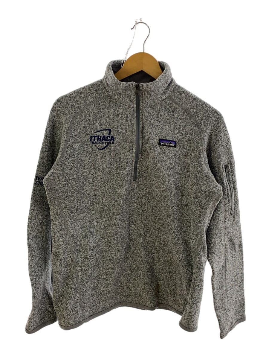 【中古】patagonia◆フリースジャケット/L/ポリエステル/GRY/STY25617FA15/企業ロゴ刺繍有【レディースウェア】
