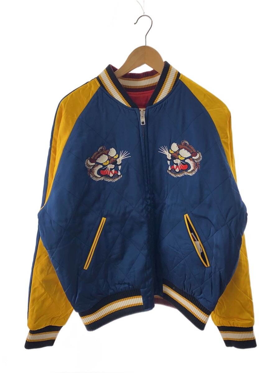 KENZO◆23AW/KENZO STAR TIGER SOUVENIR JKT/スカジャン/M/NVY/FE68BL1359FM