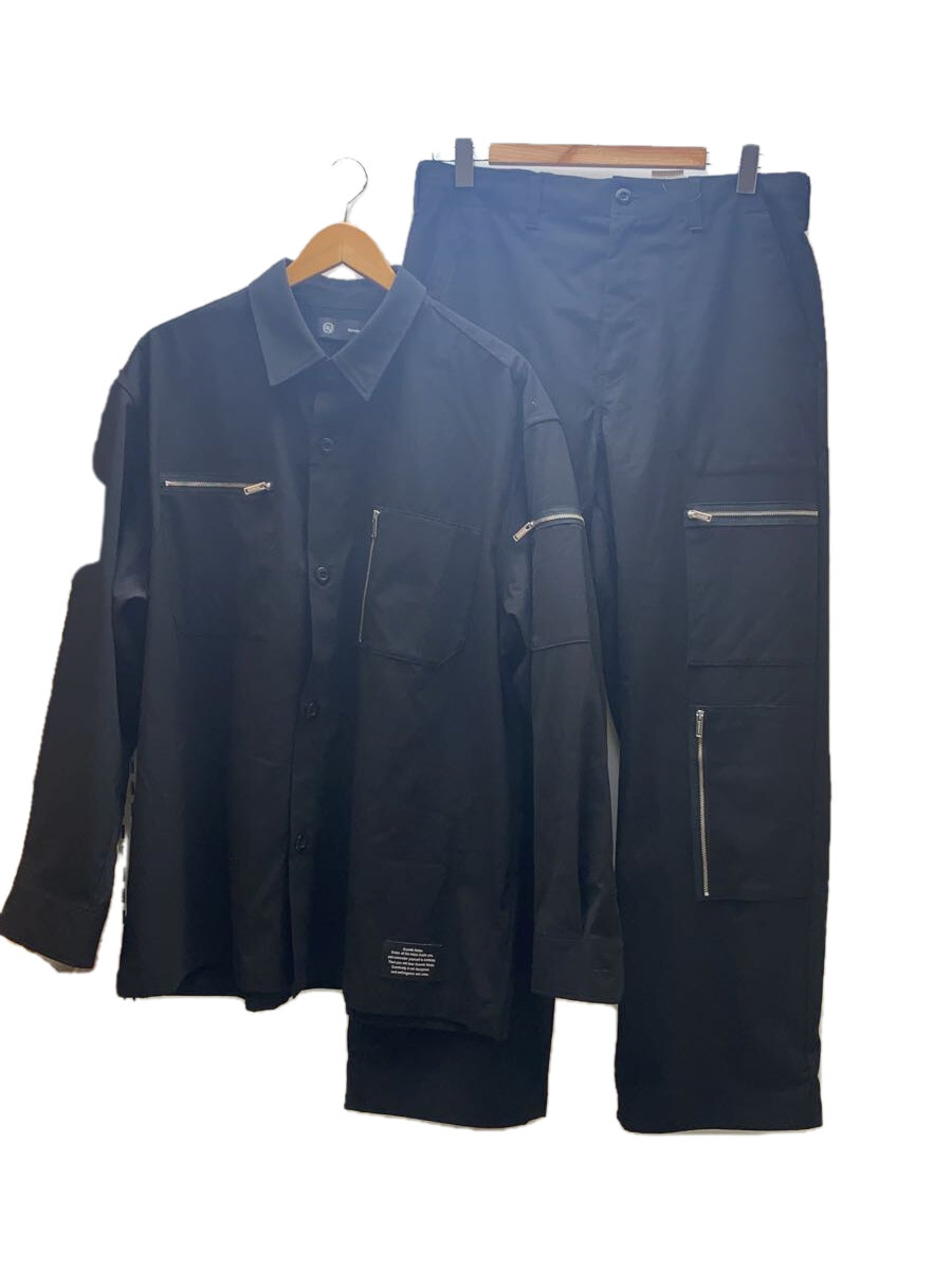 【中古】GU◆セットアップ/XL/ポリエステル/BLK/無地/331-352690/321-352709//【メンズウェア】