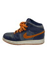 【中古】NIKE◆AIR JORDAN 1 Phat Premier/ハイカットスニーカー/24.5cm/NVY/375174-481【シューズ】(4)