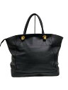 【中古】ear PAPILLONNER◆トートバッグ/レザー/BLK【バッグ】