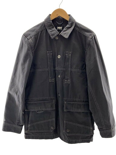 【中古】HELLY HANSEN◆ジャケット/M/コットン/GRY【メンズウェア】 【中古】HELLY HANSEN◆ジャケット/M/コットン/GRY【メンズウェア】